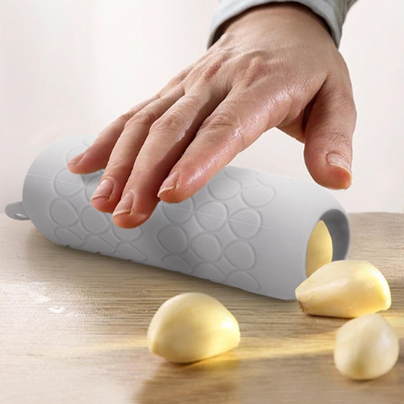 Kitchen Gadgets Garlic - Sbucciatore d'Aglio Rapido, Rimuovi-Pellicola, Gadget da