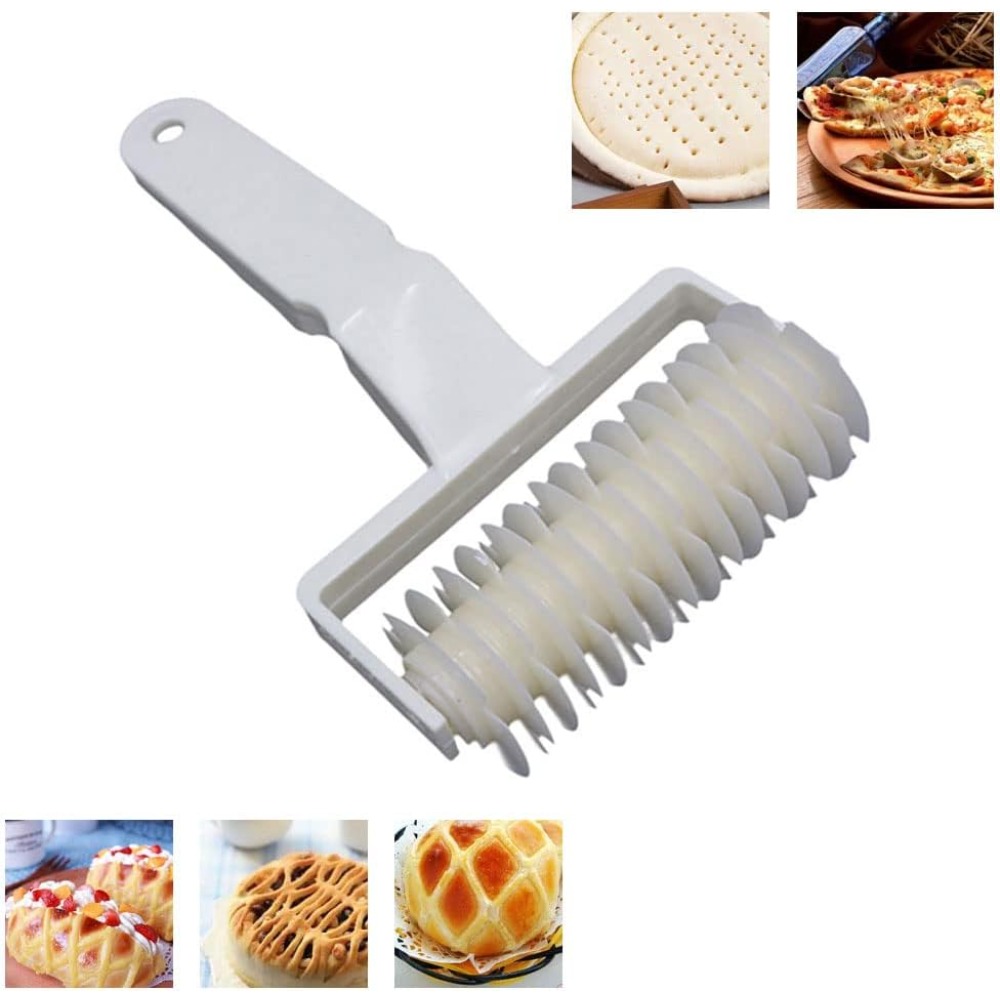 Pizza Stone Baking - 2 pezzi di tagliapasta a griglia,