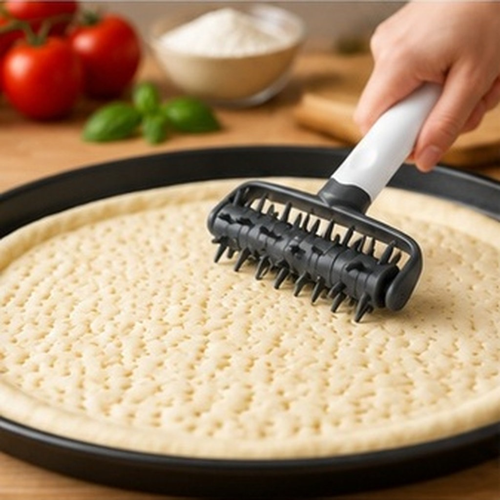 Pizza Stone Baking - Rullo per impasto pizza, strumento ergonomico