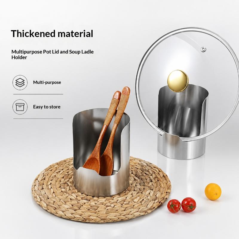 Quirky Kitchen Gadgets - Supporto Antiscivolo in Acciaio Inossidabile per