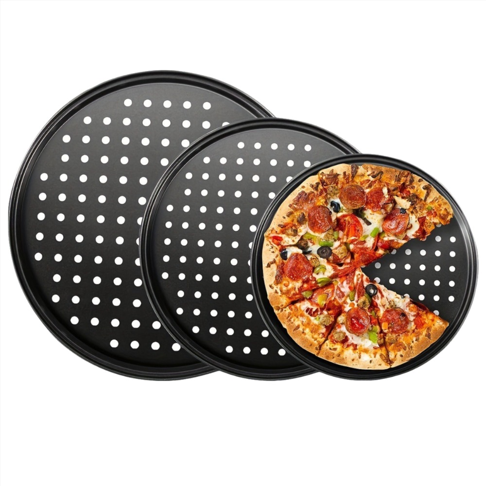Pizza Stone Baking - Set di teglie per pizza perforate