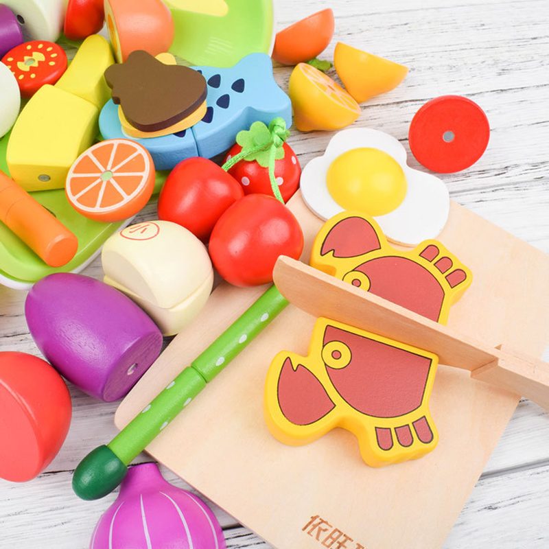 1 pz giocattolo di legno tagli - Kitchen Gadgets For Kids recensione e prezzo