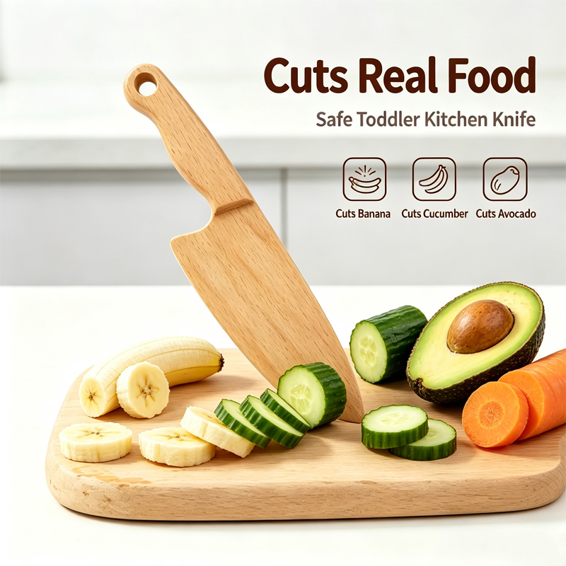 Coltello per bambini in legno  - Kitchen Gadgets For Kids recensione e prezzo