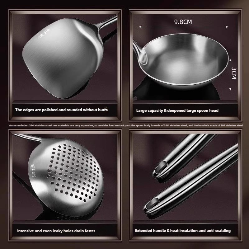 Spatola per wok in acciaio ino - Kitchen Gadgets China recensione e prezzo