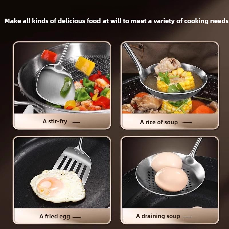 Spatola per wok in acciaio ino - Kitchen Gadgets China recensione e prezzo
